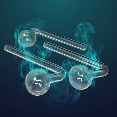 4" L Shaped Bent Oil Burner- 5 Pack