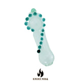 5-inch glow-in-the-dark premium glass hand pipe