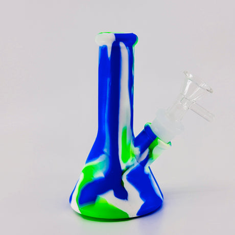 Silicone Bong | 5 Inch 4 PIECE Unbreakable Detachable Water Pipe ALL NEW