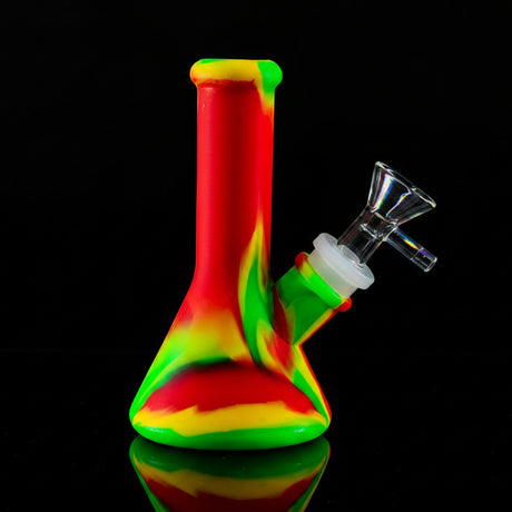 Silicone Bong | 5 Inch 4 PIECE Unbreakable Detachable Water Pipe ALL NEW