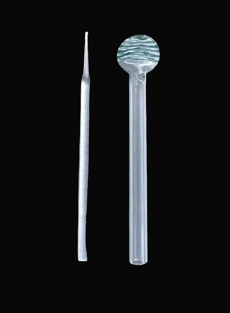 6 Inches Glass Oil Burner dab spoon pipe - SmokeMEGA