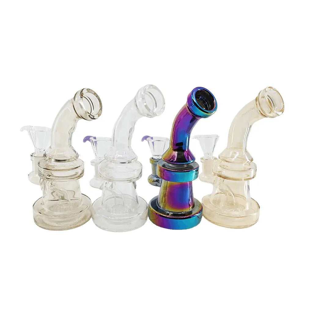 6 Inches Metal Color Dab Rig