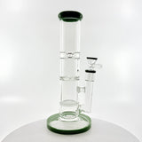 10-Inch Honeycomb Straight Water Bong