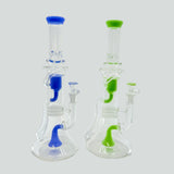 The new 12 inch recycle triples showerhead becker bong - SmokeMEGA