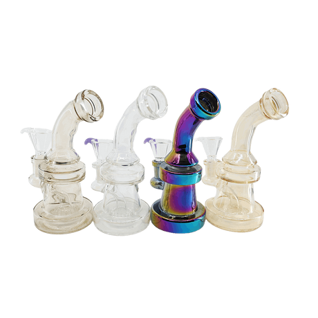 6 Inches Metal Color Dab Rig