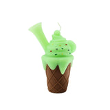 6" Ice Cream Silicone Dab Rig