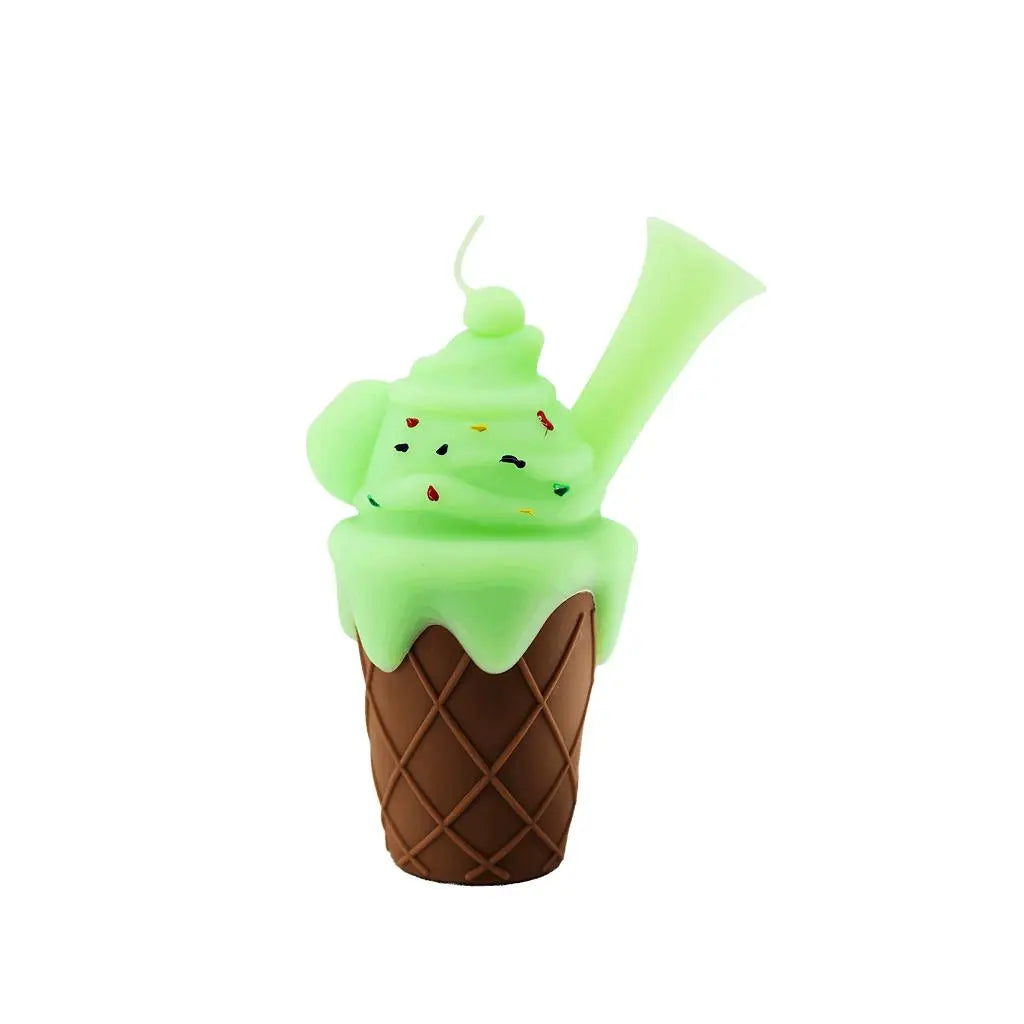 6" Ice Cream Silicone Dab Rig