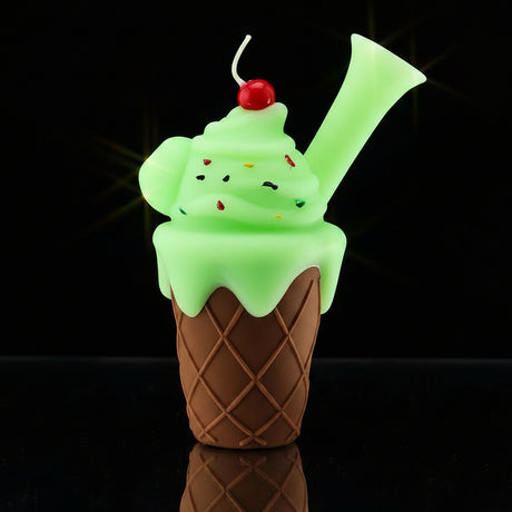 6" Ice Cream Silicone Dab Rig
