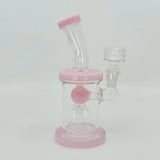 6" Slime Color Tree Perc Dab Rig