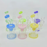 6" Slime Color Tree Perc Dab Rig
