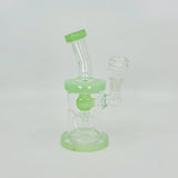 6" Slime Color Tree Perc Dab Rig