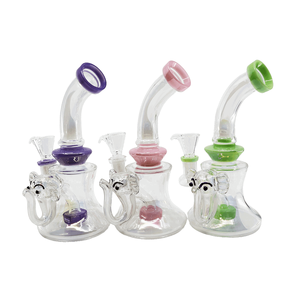 7" Elephant Head design Dab Rigs