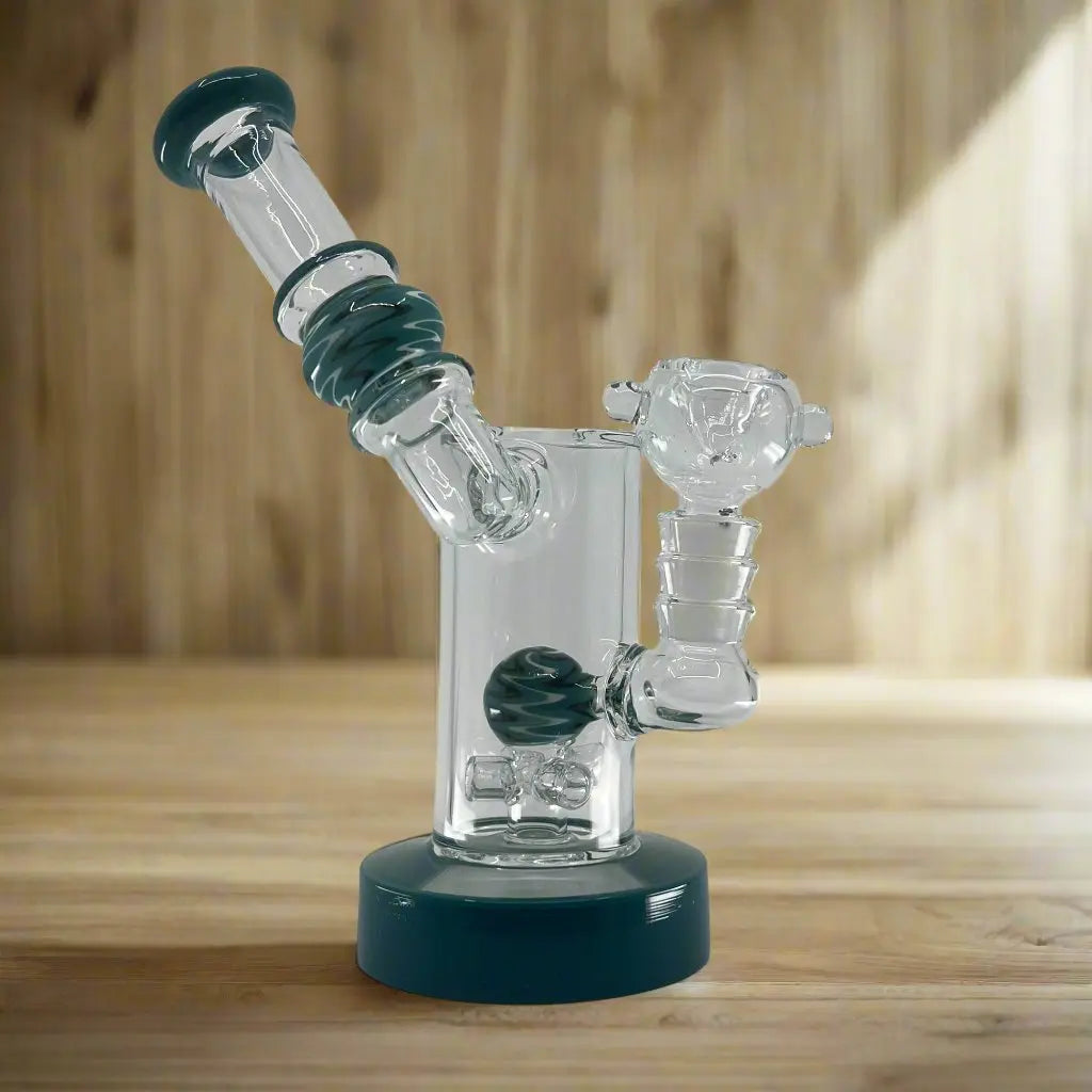 7 Inch Showerhead Dab Rig | Premium Quality Side Card Design