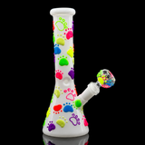 10 Inch Glow In The Dark Art Beaker Bong | SmokeMEGA