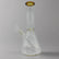 Classic design glass bong 8 inch with strong glass and timeless style.