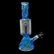 12 Inch Iridescent Spiral Beaker Bong | SmokeMEGA