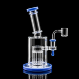 8” Matrix Perc Glass Dab Rig