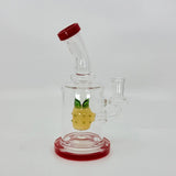 7" Pineapple Dab Rig with Shower Head Insert