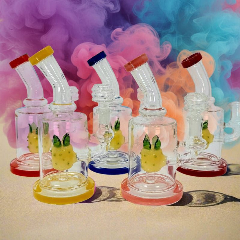 7" Pineapple Dab Rig with Shower Head Insert