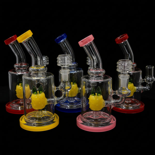 7" Pineapple Dab Rig with Shower Head Insert