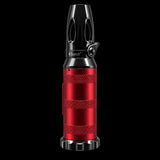 A red and black portable torch lighter with a textured metallic body and a black top nozzle, shown on a plain white background. The brand name 'Scorch' is visible on the collar.