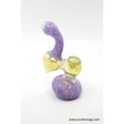 7″ Imported Frit Bubbler with intricate frit artwork and ergonomic design.