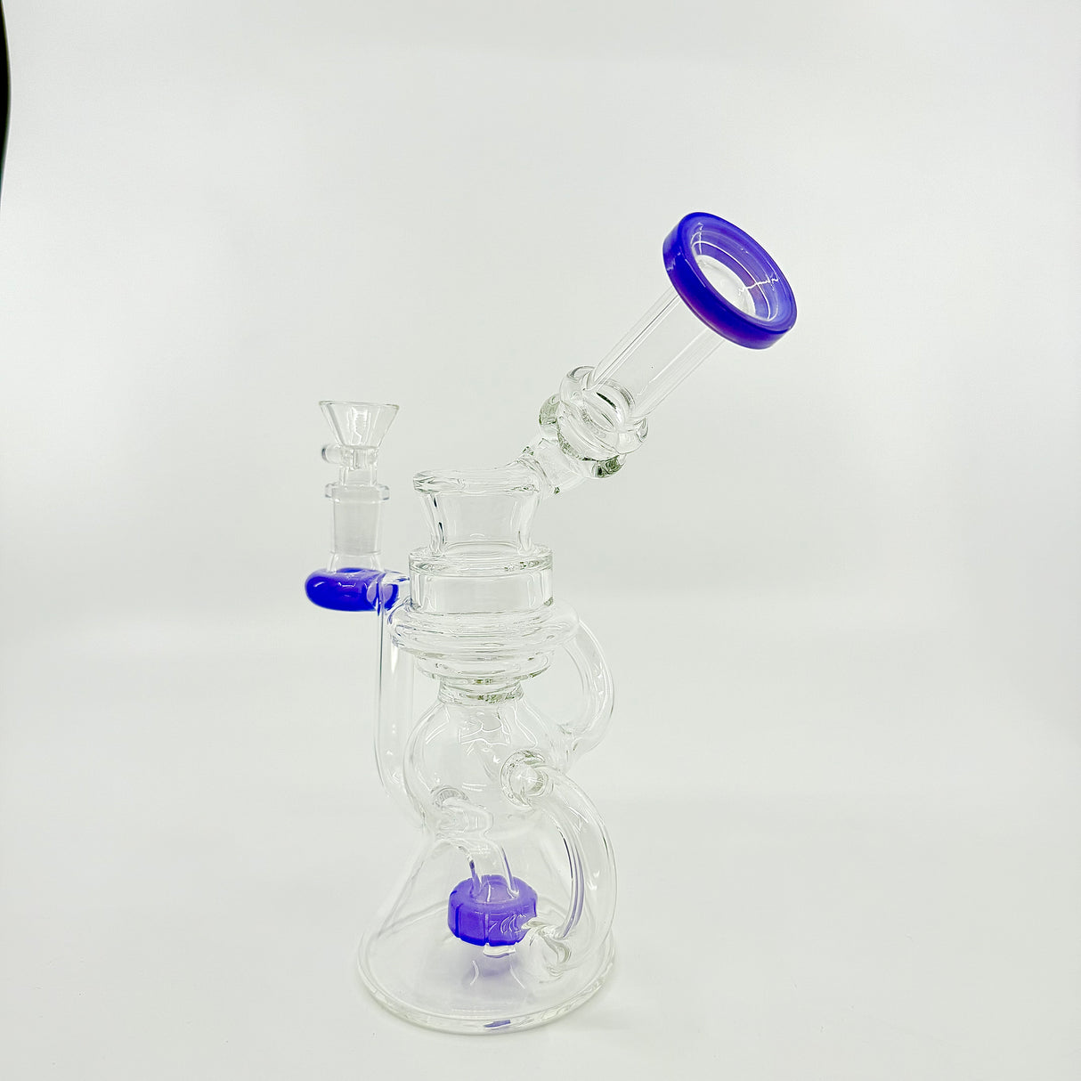 Glass art Dab Rig- Side carve style