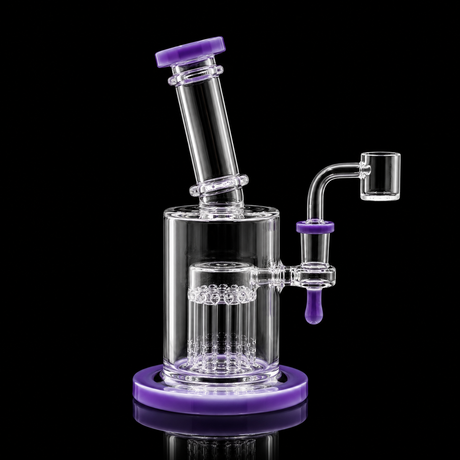 8” Matrix Perc Glass Dab Rig