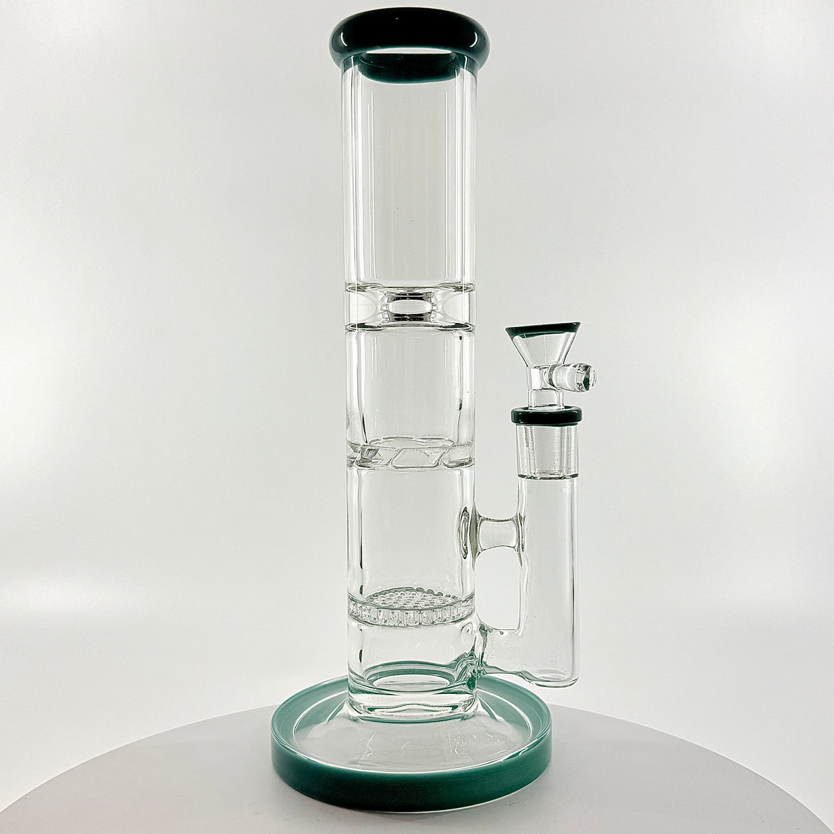 10-Inch Honeycomb Straight Water Bong