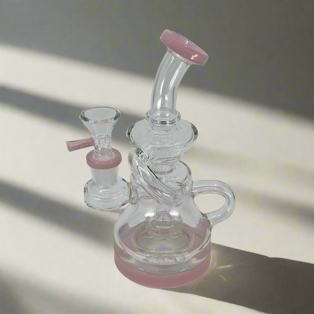 New Design snake DAB RIG with unique snake pattern and compact size.