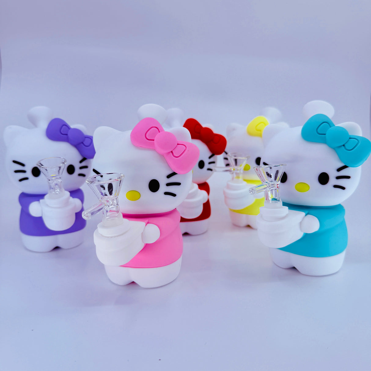 Hello Kitty Silicone Bong - Fun, Durable Design for Ultimate Enjoyment