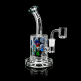 6 Inch Character Art Bent Neck Dab Rig | SmokeMEGA