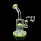 8 Inch Bent Neck Tree Perc Dab Rig | SmokeMEGA