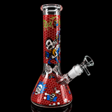 10 Inch Glow In The Dark Cartoon Beaker Bong | SmokeMEGA