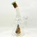 8" Rainbow Twist Shower Head Dab Rig - SmokeMEGA