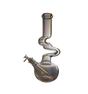 Beaker Bong | Zong Metallic Zig Zag Beaker Bong 14"