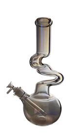 Beaker Bong | 14" Zong Metallic Zig Zag Beaker Bong