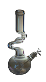 Zong Metallic Zig Zag Beaker Bong 