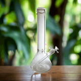 12" (5mm) American Made Clear Beaker Bong- SK - 195