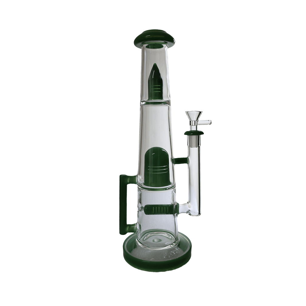 Showerhead Inline Straight Dab Rig 13"