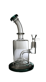 8 Inch Showerhead Bent Neck Percolator Dab Rig