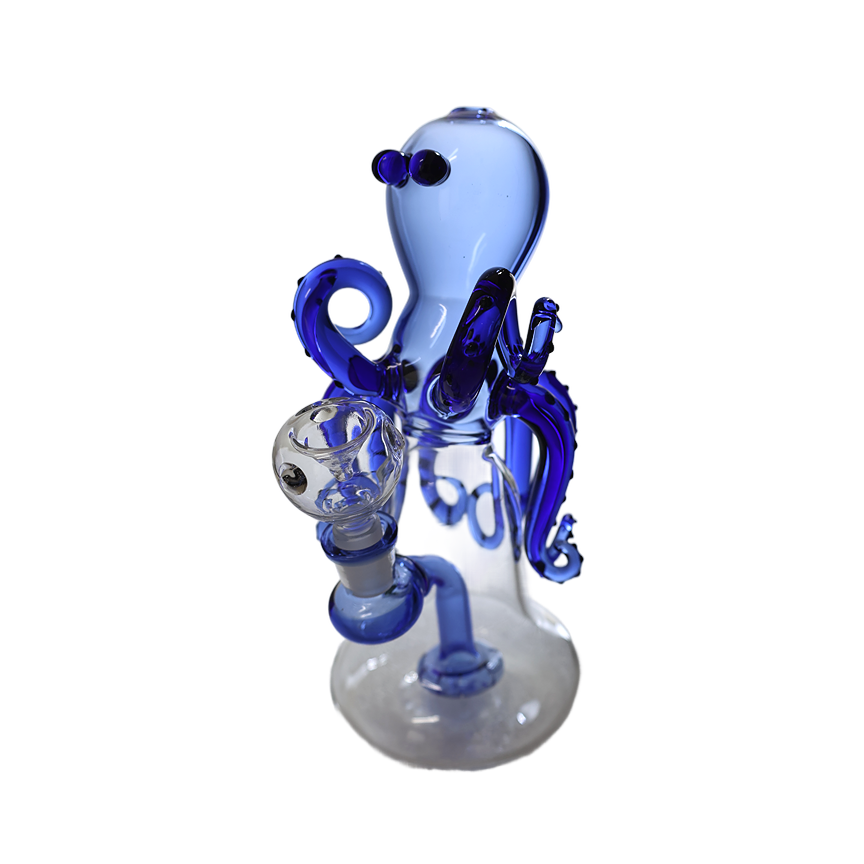Recycle Bong | Otto The Octopus Glass Showerhead Recycle Bong 7.5"
