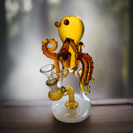 Recycle Bong | Otto The Octopus Glass Showerhead Recycle Bong 7.5"