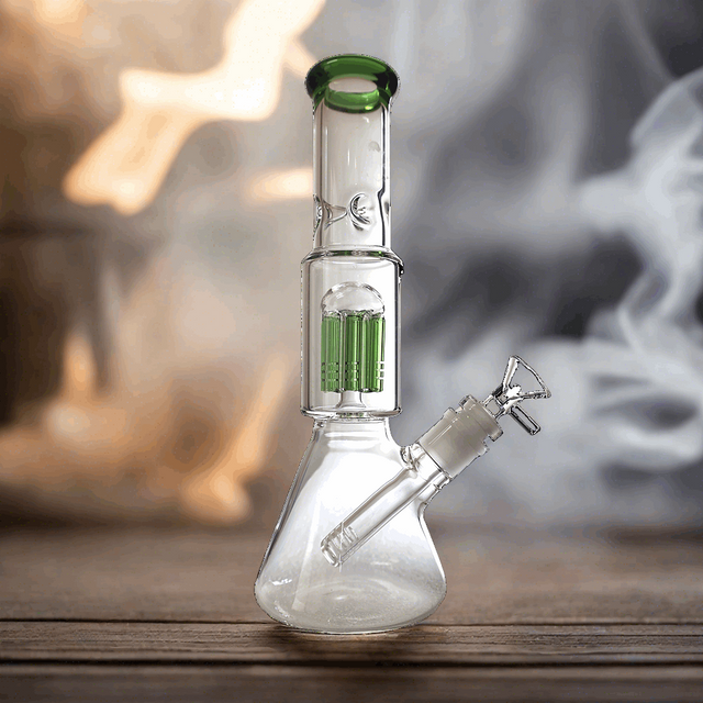 BONG | 10 Arm Perc Beaker Water Pipe Bong 12"