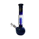 FUMED SPIRAL PERC BEAKER CHEEF GLASS WATER PIPE BONG 11 "