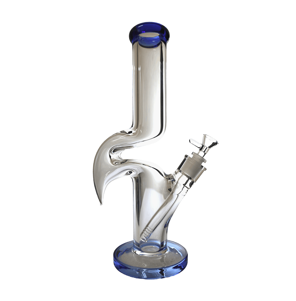 Zong Style Glass Water Pipe Bong 14"