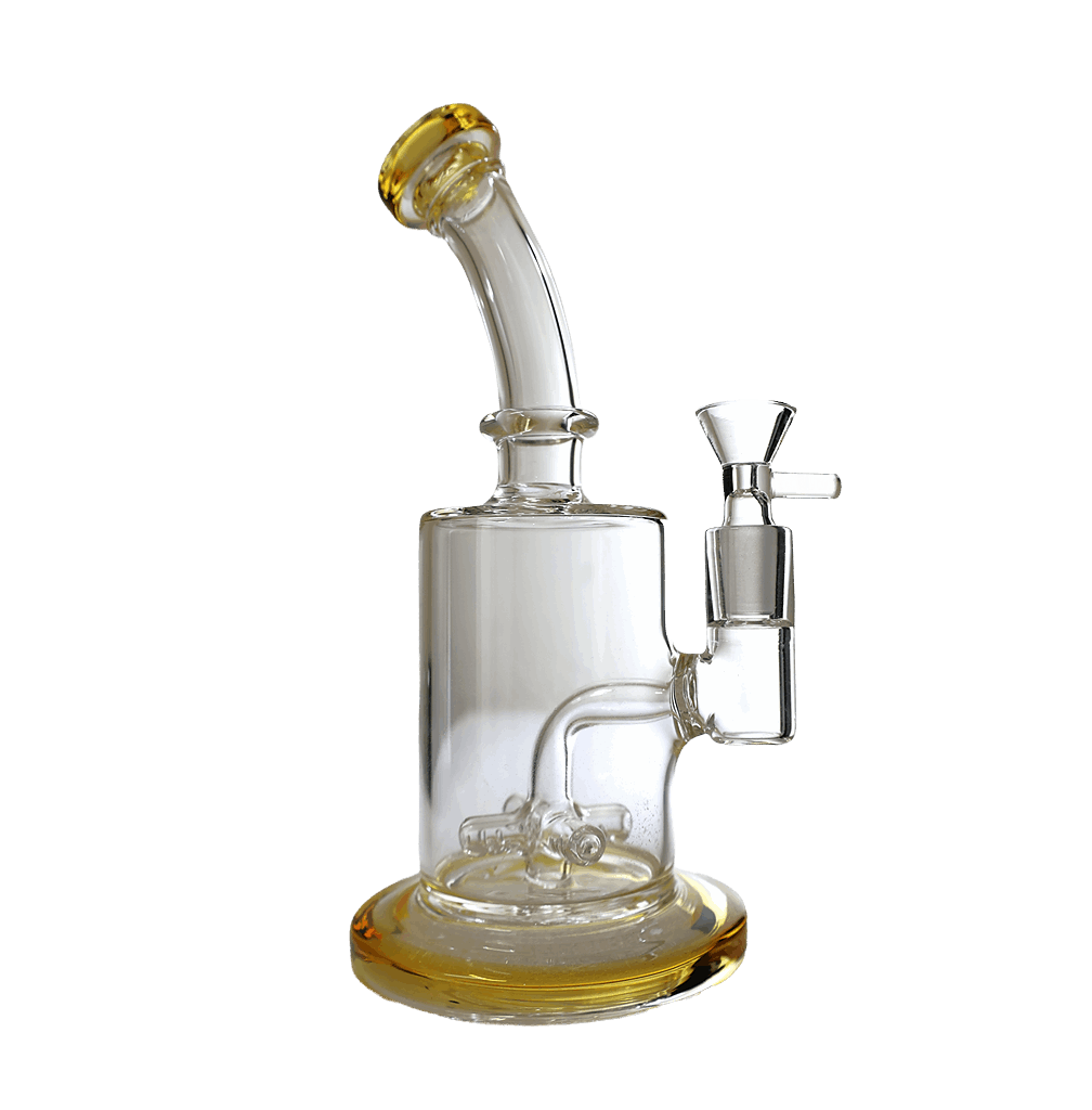 DAB RIG | Glass Bubbler with Showerhead Percolator Dab Rig 7"