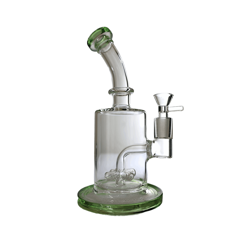 DAB RIG | Glass Bubbler with Showerhead Percolator Dab Rig 7"