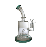 DAB RIG | Glass Bubbler with Showerhead Percolator Dab Rig 7"