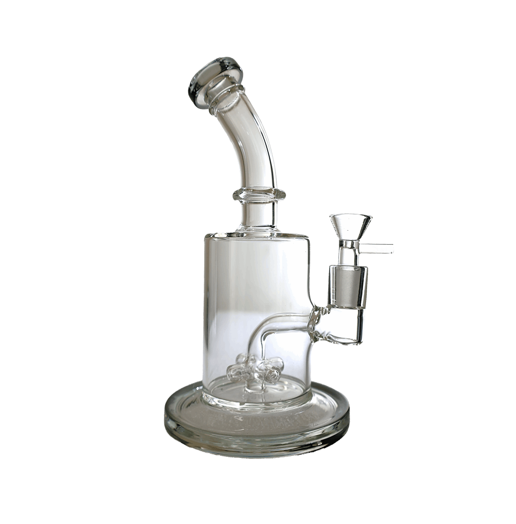 DAB RIG | Glass Bubbler with Showerhead Percolator Dab Rig 7"